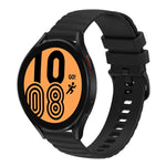 Correia de Relógio em Silicone Cor Sólida com Padrão de Pontos Ondulados 22mm, Para Samsung Galaxy Watch3 45mm, Para Samsung Galaxy Watch 46mm, Para Samsung Gear S3 Classic, Para Samsung Gear S3 Frontier