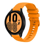 Correia de Relógio em Silicone Cor Sólida com Padrão de Pontos Ondulados 22mm, Para Samsung Galaxy Watch3 45mm, Para Samsung Galaxy Watch 46mm, Para Samsung Gear S3 Classic, Para Samsung Gear S3 Frontier