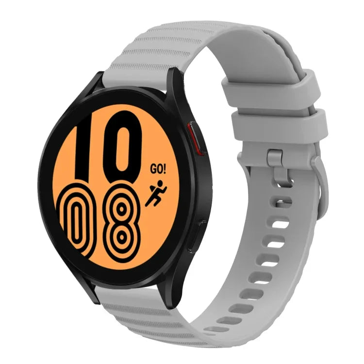 Correia de Relógio em Silicone Cor Sólida com Padrão de Pontos Ondulados 22mm, Para Samsung Galaxy Watch3 45mm, Para Samsung Galaxy Watch 46mm, Para Samsung Gear S3 Classic, Para Samsung Gear S3 Frontier