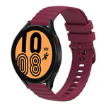 Correia de Relógio em Silicone Cor Sólida com Padrão de Pontos Ondulados 22mm, Para Samsung Galaxy Watch3 45mm, Para Samsung Galaxy Watch 46mm, Para Samsung Gear S3 Classic, Para Samsung Gear S3 Frontier