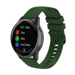 Correia de Relógio em Silicone Cor Sólida com Padrão de Pontos Ondulados 22mm, Para Samsung Galaxy Watch3 45mm, Para Samsung Galaxy Watch 46mm, Para Samsung Gear S3 Classic, Para Samsung Gear S3 Frontier