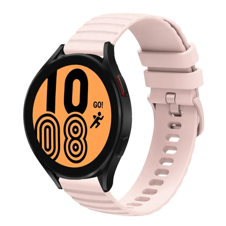 Correia de Relógio em Silicone Cor Sólida com Padrão de Pontos Ondulados 22mm, Para Samsung Galaxy Watch3 45mm, Para Samsung Galaxy Watch 46mm, Para Samsung Gear S3 Classic, Para Samsung Gear S3 Frontier