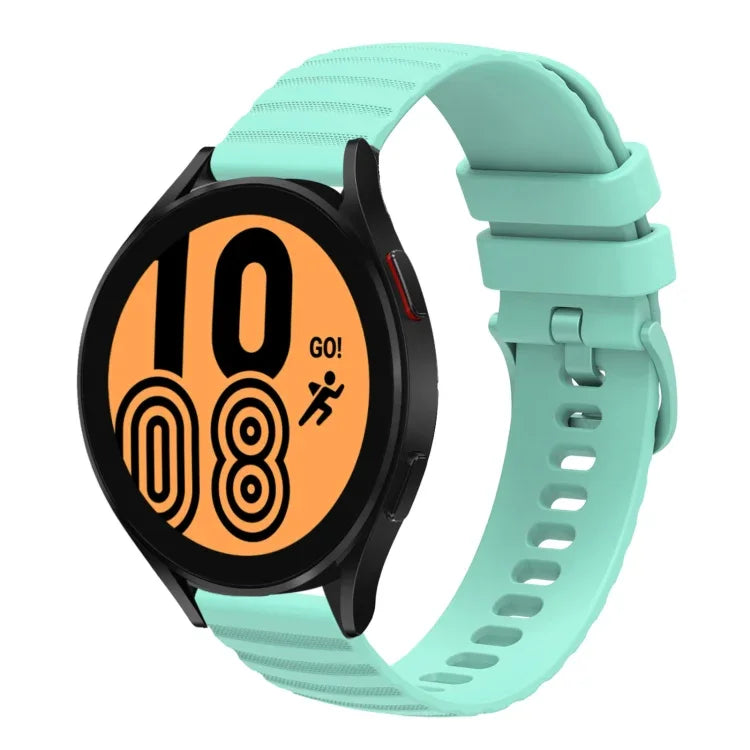 Correia de Relógio em Silicone Cor Sólida com Padrão de Pontos Ondulados 22mm, Para Samsung Galaxy Watch3 45mm, Para Samsung Galaxy Watch 46mm, Para Samsung Gear S3 Classic, Para Samsung Gear S3 Frontier