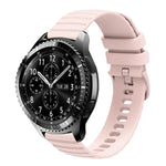 Correia de Relógio em Silicone Cor Sólida com Padrão de Pontos Ondulados 22mm, Para Samsung Galaxy Watch3 45mm, Para Samsung Galaxy Watch 46mm, Para Samsung Gear S3 Classic, Para Samsung Gear S3 Frontier