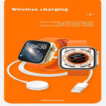 Relógio Inteligente S8 Ultra de 1,81 polegadas com Ecrã a Cores, Suporta Monitorização da Frequência Cardíaca / Pressão Arterial