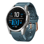 20mm Lady's Silicone Watch Band With Lace Punch, For Garmin Fenix 7S, For Garmin Fenix 7S Solar, For Garmin Fenix 7S Sapphire Solar, For Garmin Instinct 2S, For Garmin Fenix 6S, For Garmin Fenix 6S Pro