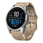 20mm Lady's Silicone Watch Band With Lace Punch, For Garmin Fenix 7S, For Garmin Fenix 7S Solar, For Garmin Fenix 7S Sapphire Solar, For Garmin Instinct 2S, For Garmin Fenix 6S, For Garmin Fenix 6S Pro