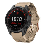 20mm Lady's Silicone Watch Band With Lace Punch, For Garmin Fenix 7S, For Garmin Fenix 7S Solar, For Garmin Fenix 7S Sapphire Solar, For Garmin Instinct 2S, For Garmin Fenix 6S, For Garmin Fenix 6S Pro