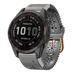20mm Lady's Silicone Watch Band With Lace Punch, For Garmin Fenix 7S, For Garmin Fenix 7S Solar, For Garmin Fenix 7S Sapphire Solar, For Garmin Instinct 2S, For Garmin Fenix 6S, For Garmin Fenix 6S Pro