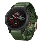 20mm Lady's Silicone Watch Band With Lace Punch, For Garmin Fenix 5S, For Garmin Fenix 5S Plus