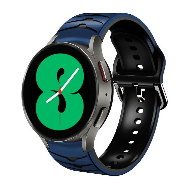 Bracelete de relógio em silicone com textura curva, para Samsung Galaxy Watch 4 44mm, para Samsung Galaxy Watch 4 40mm, para Samsung Galaxy Watch 4 Classic 42mm