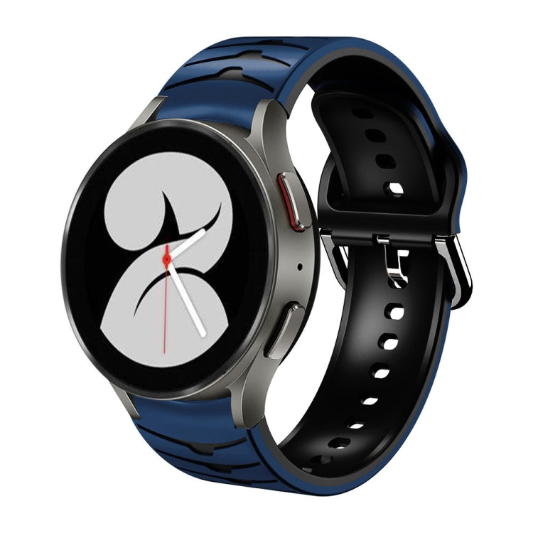 Bracelete de relógio em silicone com textura curva, para Samsung Galaxy Watch 4 44mm, para Samsung Galaxy Watch 4 40mm, para Samsung Galaxy Watch 4 Classic 42mm