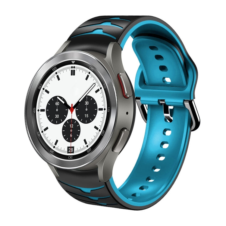 Bracelete de relógio em silicone com textura curva, para Samsung Galaxy Watch 4 44mm, para Samsung Galaxy Watch 4 40mm, para Samsung Galaxy Watch 4 Classic 42mm