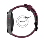 Curved Texture Silicone Watch Band, For Samsung  Galaxy Watch 4 Classic 46mm