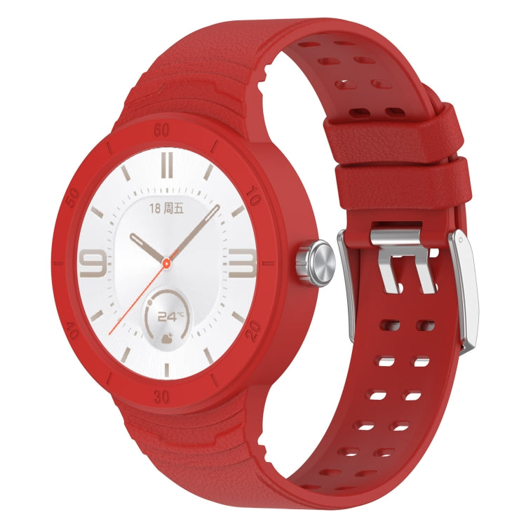 Silicone Breathable Integrated Watch Band, For Huawei Watch GT Cyber