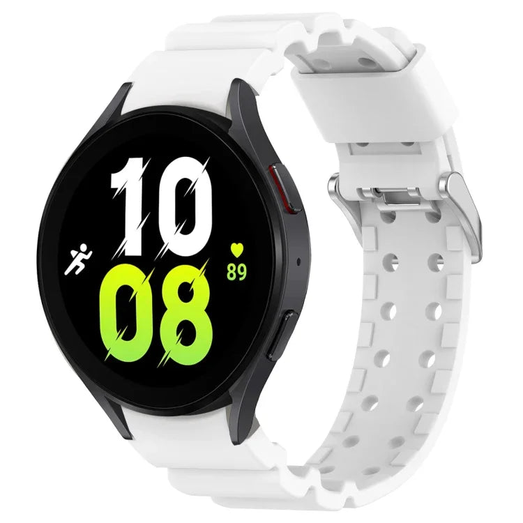 Correia de Relógio em Silicone Cor Pura Armor, Para Samsung Galaxy Watch5 44mm, Para Samsung Galaxy Watch5 40mm, Para Samsung Galaxy Watch5 Pro 45mm, Para Samsung Galaxy Watch4 44mm, Para Samsung Galaxy Watch4 40mm, Para Samsung Galaxy Watch4 Classic 42mm
