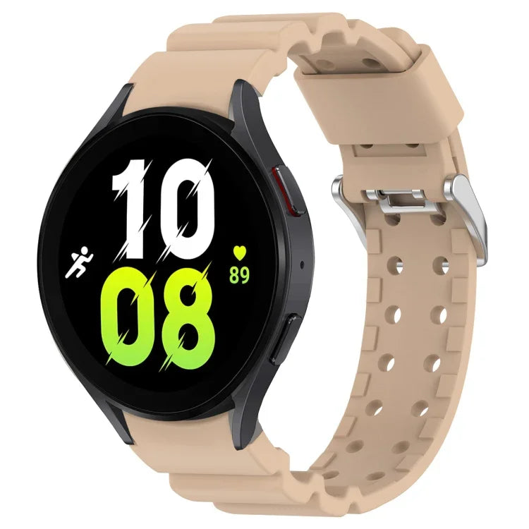 Correia de Relógio em Silicone Cor Pura Armor, Para Samsung Galaxy Watch5 44mm, Para Samsung Galaxy Watch5 40mm, Para Samsung Galaxy Watch5 Pro 45mm, Para Samsung Galaxy Watch4 44mm, Para Samsung Galaxy Watch4 40mm, Para Samsung Galaxy Watch4 Classic 42mm