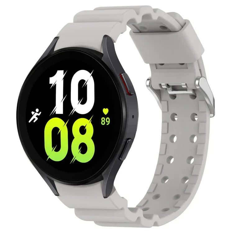 Correia de Relógio em Silicone Cor Pura Armor, Para Samsung Galaxy Watch5 44mm, Para Samsung Galaxy Watch5 40mm, Para Samsung Galaxy Watch5 Pro 45mm, Para Samsung Galaxy Watch4 44mm, Para Samsung Galaxy Watch4 40mm, Para Samsung Galaxy Watch4 Classic 42mm