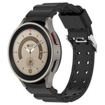 Correia de Relógio em Silicone Cor Pura Armor, Para Samsung Galaxy Watch5 44mm, Para Samsung Galaxy Watch5 40mm, Para Samsung Galaxy Watch5 Pro 45mm, Para Samsung Galaxy Watch4 44mm, Para Samsung Galaxy Watch4 40mm, Para Samsung Galaxy Watch4 Classic 42mm