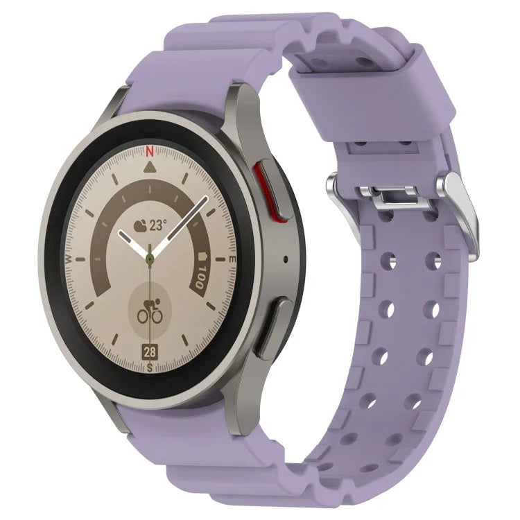 Correia de Relógio em Silicone Cor Pura Armor, Para Samsung Galaxy Watch5 44mm, Para Samsung Galaxy Watch5 40mm, Para Samsung Galaxy Watch5 Pro 45mm, Para Samsung Galaxy Watch4 44mm, Para Samsung Galaxy Watch4 40mm, Para Samsung Galaxy Watch4 Classic 42mm