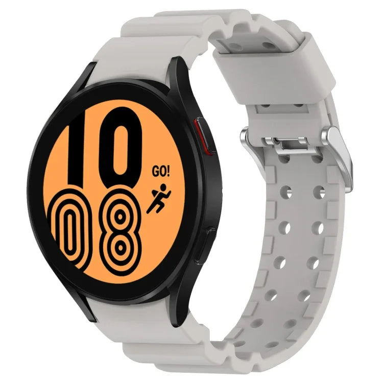 Correia de Relógio em Silicone Cor Pura Armor, Para Samsung Galaxy Watch5 44mm, Para Samsung Galaxy Watch5 40mm, Para Samsung Galaxy Watch5 Pro 45mm, Para Samsung Galaxy Watch4 44mm, Para Samsung Galaxy Watch4 40mm, Para Samsung Galaxy Watch4 Classic 42mm