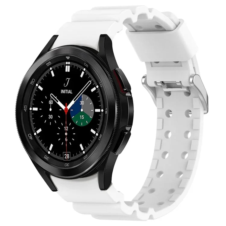 Correia de Relógio em Silicone Cor Pura Armor, Para Samsung Galaxy Watch5 44mm, Para Samsung Galaxy Watch5 40mm, Para Samsung Galaxy Watch5 Pro 45mm, Para Samsung Galaxy Watch4 44mm, Para Samsung Galaxy Watch4 40mm, Para Samsung Galaxy Watch4 Classic 42mm