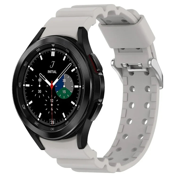 Correia de Relógio em Silicone Cor Pura Armor, Para Samsung Galaxy Watch5 44mm, Para Samsung Galaxy Watch5 40mm, Para Samsung Galaxy Watch5 Pro 45mm, Para Samsung Galaxy Watch4 44mm, Para Samsung Galaxy Watch4 40mm, Para Samsung Galaxy Watch4 Classic 42mm