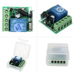 Interruptor de Controlo Remoto RF 1CH DC12V / Relé 10A / Receptor Interruptor 433MHZ