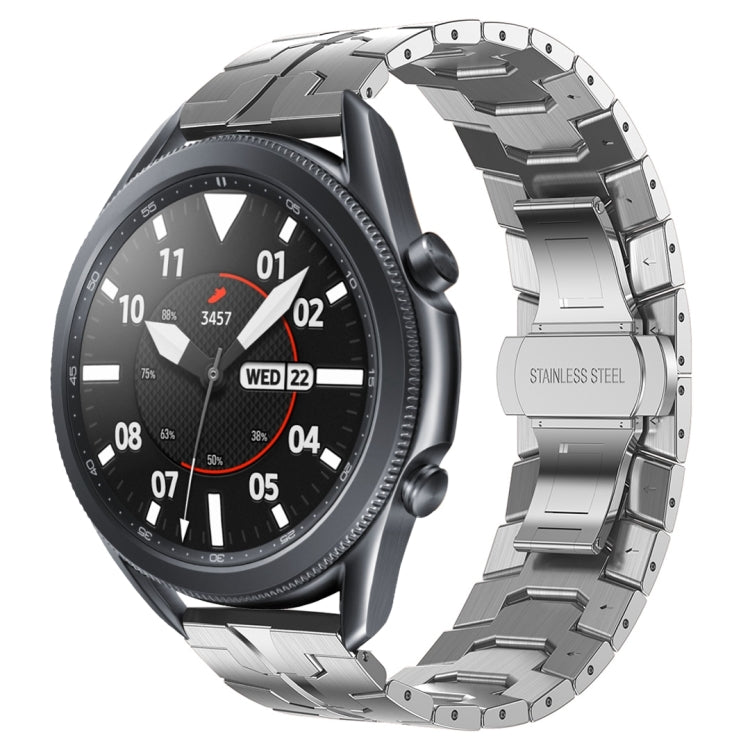 Pulseira de relógio em metal aço inoxidável Armor, para Samsung Galaxy watch3 45mm, para Samsung Galaxy watch 46mm, para Samsung Gear S3 Classic, para Samsung Gear S3 Frontier