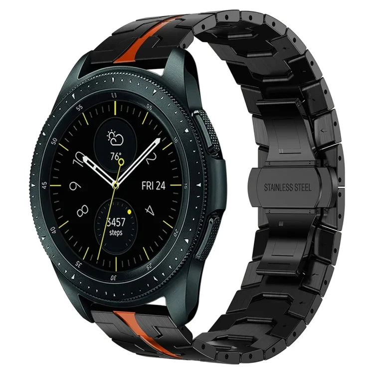 Armor Stainless Steel Metal Watch Band, For Samsung Galaxy watch 42mm, For Samsung Galaxy Watch3 41mm, For Samsung Galaxy Gear Sport, For Samsung Galaxy Watch Active, For Samsung Galaxy Watch5 / Watch5 Pro, For Samsung Galaxy Watch4 / Watch4 Classic