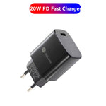 Carregador Rápido Mini PD11 Porta Única PD3.0 USB-C / Type-C 20W para Série iPhone / iPad, Ficha UE, Ficha UE