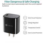 PD11 Carregador Rápido Único PD3.0 USB-C / Type-C 20W com Cabo de Dados Type-C para Type-C 1m, Ficha US, Ficha US + Cabo Type-C para Type-C