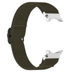 Nylon Stretch Black Buckle Watch Band, For Samsung Galaxy Watch 5 Pro 45mm, For Samsung Galaxy Watch 5 44mm, For Samsung Galaxy Watch 5 40mm, For Samsung Galaxy Watch 4 44mm, For Samsung Galaxy Watch 4 40mm, For Samsung Galaxy Watch 4 Classic 42mm     ...