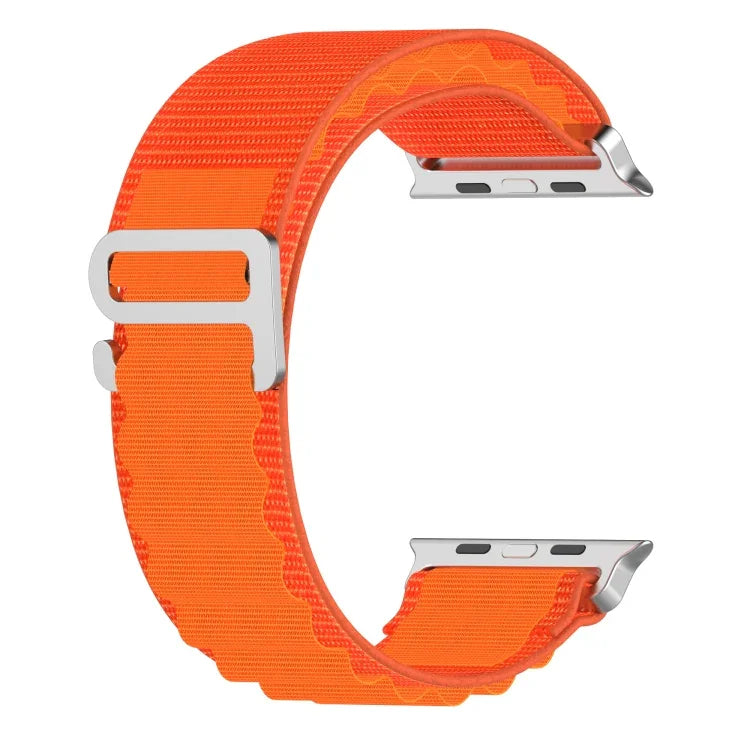 Pulseira de Relógio em Nylon de Duas Cores, Para Apple Watch Ultra 49mm, Para Apple Watch Series 8&7 45mm/SE 2&6&SE&5&4 44mm, Para Apple Watch Series 8&7 41mm/SE 2&6&SE&5&4 40mm