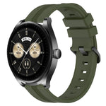 22mm Concave Striped Slicone Watch Band, For Huawei Watch GT3 Pro 46mm, For Huawei Watch Buds, For Huawei Watch 3 Pro New, For Huawei Watch GT3 46mm