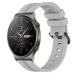 22mm Concave Striped Slicone Watch Band, For Huawei Watch GT Runner, For Huawei Watch 3, For Huawei Watch 3 Pro, For Huawei GT2 Pro