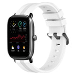 20mm Concave Striped Slicone Watch Band, For Amazfit GTS 4, For Amazfit GTS 3, For Amazfit GTS 2E, For Amazfit GTS 2 Mini