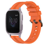 20mm Concave Striped Slicone Watch Band, For Garmin Forerunner 55, For Garmin Venu, For Garmin Venu SQ, For Garmin Garminmove Luxe