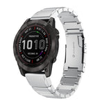 22mm Tortoise Shell Stainless Steel Watch Band, For Garmin Fenix 7, For Garmin Fenix 7 Solar, For Garmin Fenix 7 Sapphire Solar, For Garmin EPIX Gen 2, For Garmin Approach S62, For Garmin Fenix 6 GPS, For Garmin Fenix 6 Pro GPS                         ...