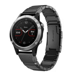 22mm Tortoise Shell Stainless Steel Watch Band, For Garmin Fenix 7, For Garmin Fenix 7 Solar, For Garmin Fenix 7 Sapphire Solar, For Garmin EPIX Gen 2, For Garmin Approach S62, For Garmin Fenix 6 GPS, For Garmin Fenix 6 Pro GPS                         ...