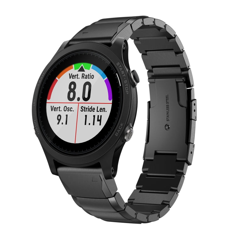 22mm Tortoise Shell Stainless Steel Watch Band, For Garmin Fenix 7, For Garmin Fenix 7 Solar, For Garmin Fenix 7 Sapphire Solar, For Garmin EPIX Gen 2, For Garmin Approach S62, For Garmin Fenix 6 GPS, For Garmin Fenix 6 Pro GPS                         ...