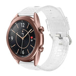 20mm Transparent Shiny Diamond TPU Watch Band, For Samsung Galaxy Watch 3 41mm, For Samsung Galaxy Watch 42mm, For Samsung Galaxy Watch5 40mm / 44mm, For Samsung Galaxy Watch5 Pro, For Samsung Galaxy Watch4 / Watch4 Classic, For Samsung Galaxy Watch3 4...