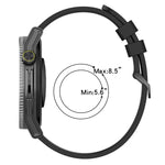 Correia de Relógio de Silicone Bicolor Vertical 22mm, Para Samsung Galaxy Watch3 45mm, Para Samsung Galaxy Watch 46mm, Para Samsung Gear S3 Classic, Para Samsung Gear S3 Frontier