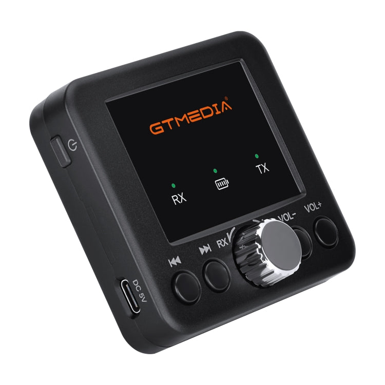 Adaptador GTMEDIA RT05 Receptor e Transmissor de Áudio Bluetooth 5.0 2 em 1, RT05