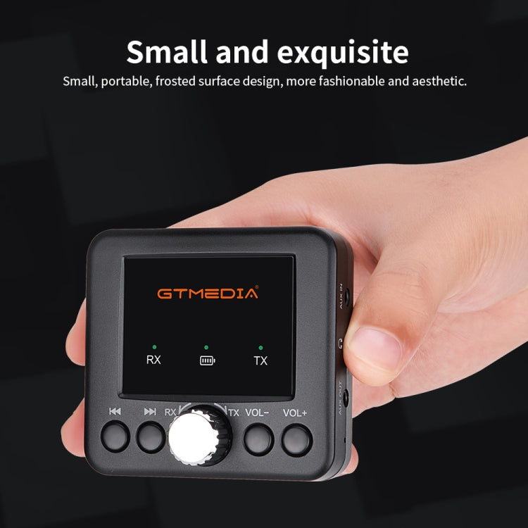 Adaptador GTMEDIA RT05 Receptor e Transmissor de Áudio Bluetooth 5.0 2 em 1, RT05