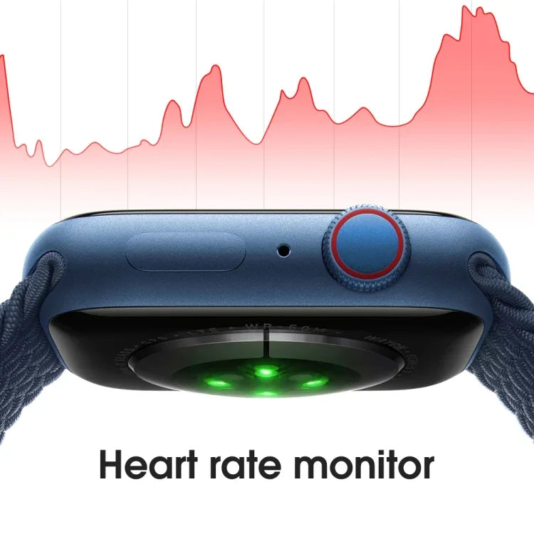 W38 Relógio Inteligente com Ecrã a Cores de 1,9 polegadas, Suporta Monitorização da Frequência Cardíaca / Monitorização da Pressão Arterial