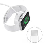 Cabo de Carregamento Magnético Rápido USB-C / Type-C 1m para Watch Apple Series Ultra/8/7/6/SE/SE2/5/4/3/2, DS-XB012