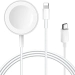Cabo de Carregamento Magnético USB 2 em 1 para Apple Watch Series & iPhone 1,2m, DS-XB015