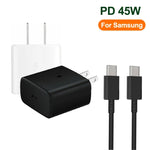 M135 Carregador Rápido USB-C / Type-C 45W com Cabo Type-C para Type-C 5A, Ficha US, Ficha US + Cabo Type-C