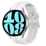 Pulseira de Relógio em Silicone com Loop de 20mm, para Samsung Galaxy Watch 6 40mm, para Samsung Galaxy Watch 6 Classic 43mm